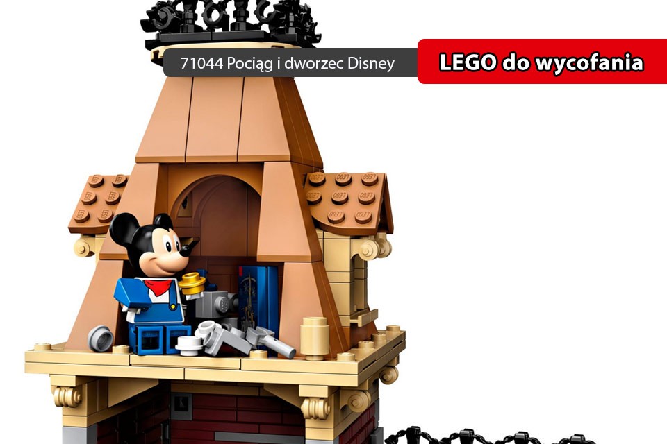 71044 LEGO Expert Dworzec i Pociąg Disneya ciuchcia