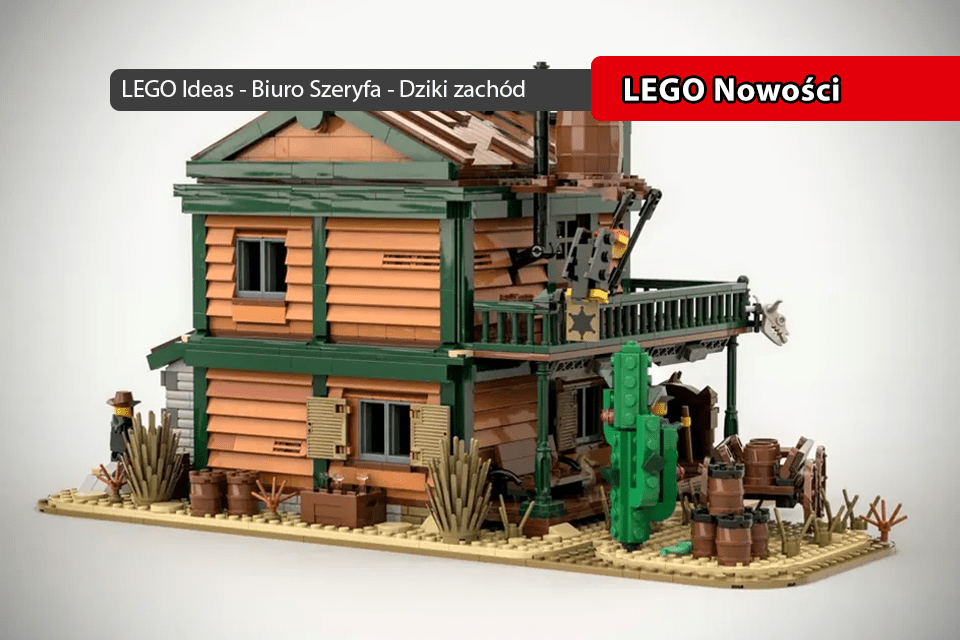 LEGO Ideas - Biuro Szeryfa - Dziki Zachód