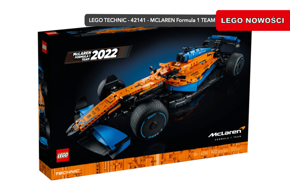 LEGO 42141 McLaren Formuła 1 Team 2022
