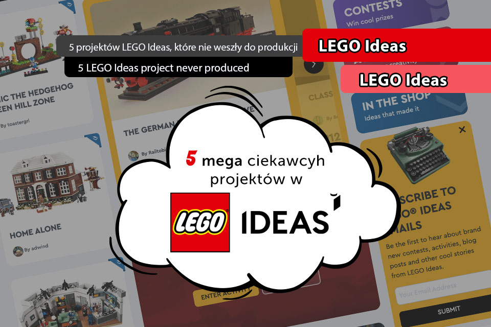 5 projektów LEGO Ideas, które nie weszły do produkcji
