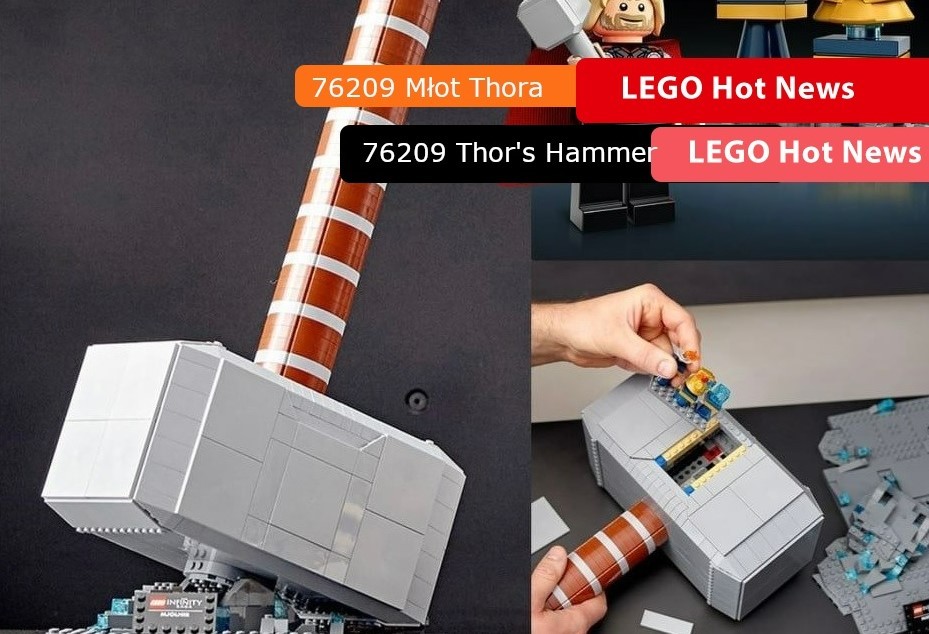 LEGO 76209 Młot Thora (Mjolnir)