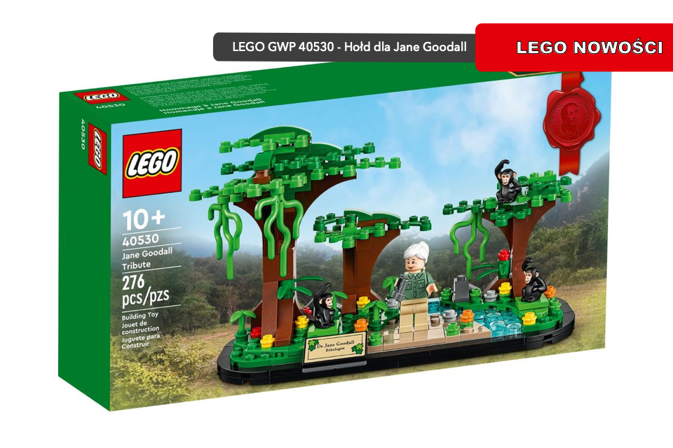 LEGO GWP 40530 Hołd dla Jane Goodall