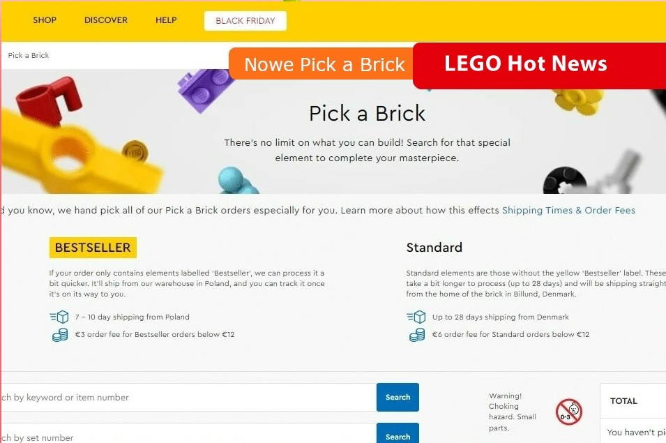 LEGO – Nowy Pick a Brick