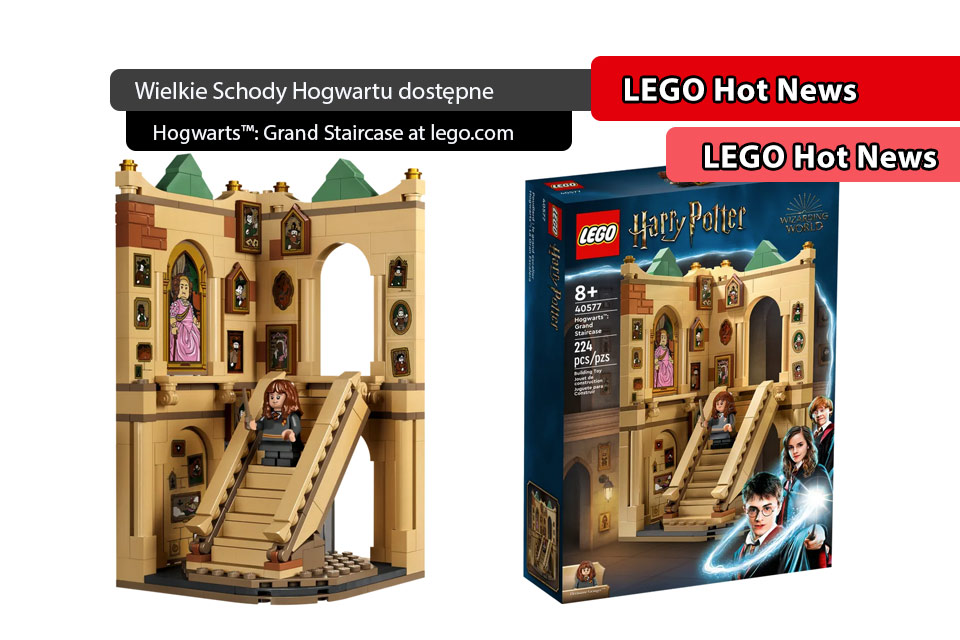 LEGO Harry Potter Hogwart: Wielkie schody 40577 już dostępny