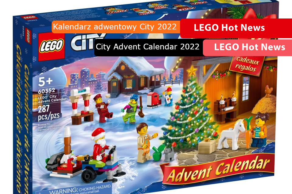 Kalendarz adwentowy Lego City 2022 !
