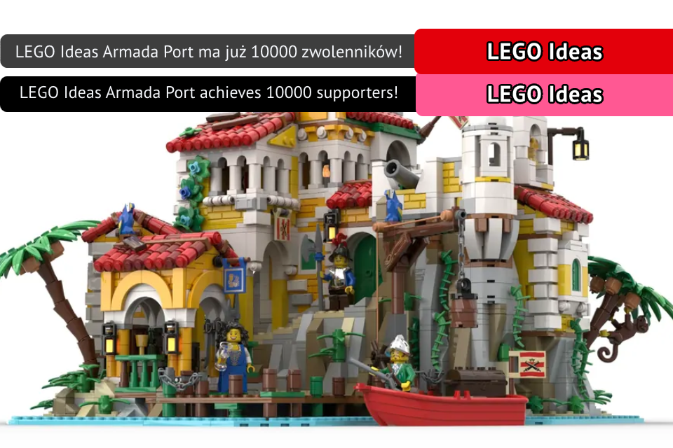 LEGO Ideas Armada Port ma już 10000 zwolenników!