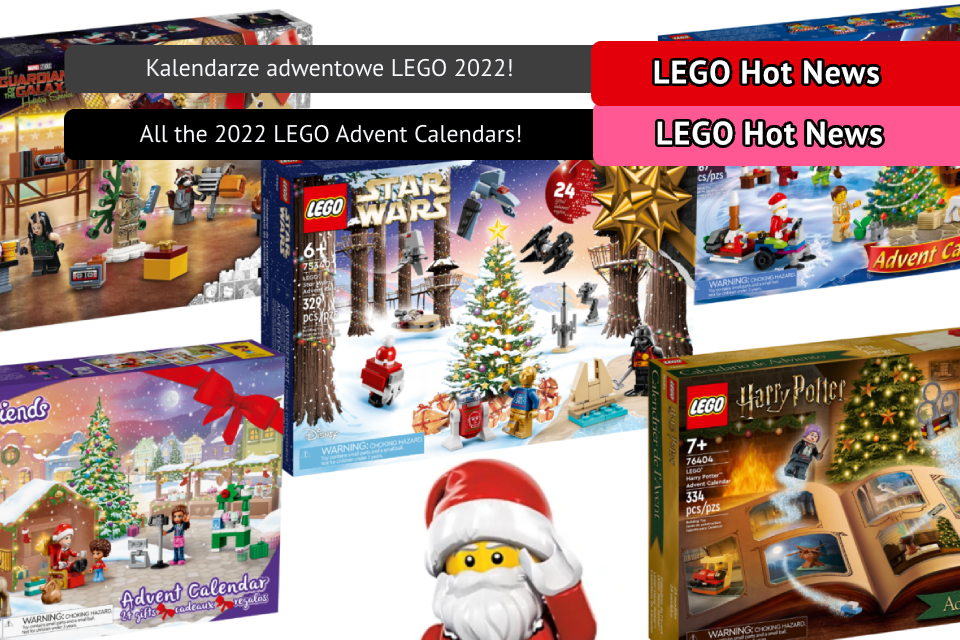Poznaliśmy wszystkie kalendarze adwentowe LEGO 2022!