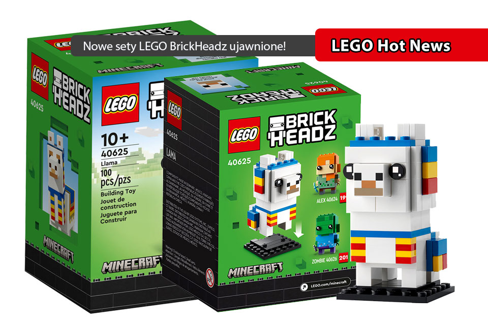 Nowe sety LEGO BrickHeadz ujawnione