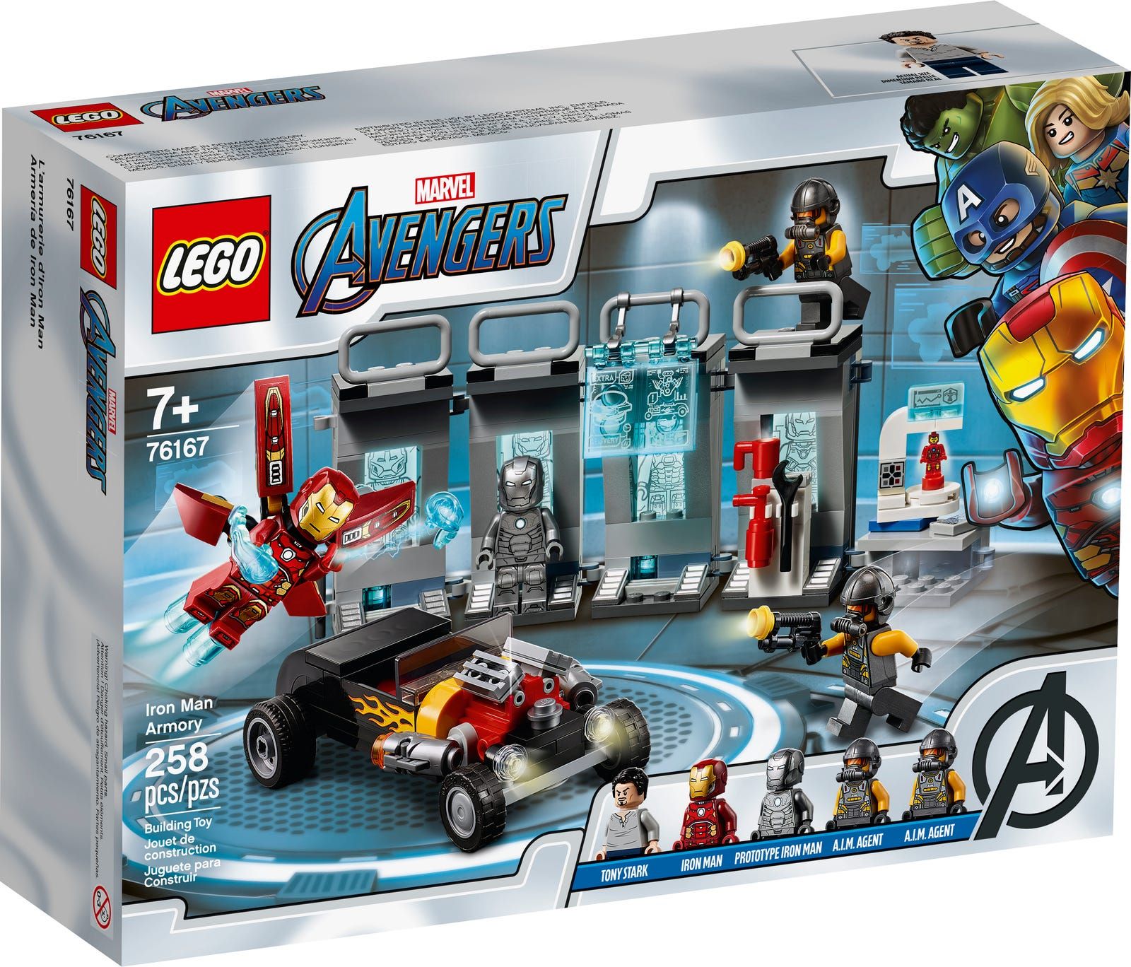 LEGO® 76167 Marvel Super Heroes – Zbrojownia Iron Mana