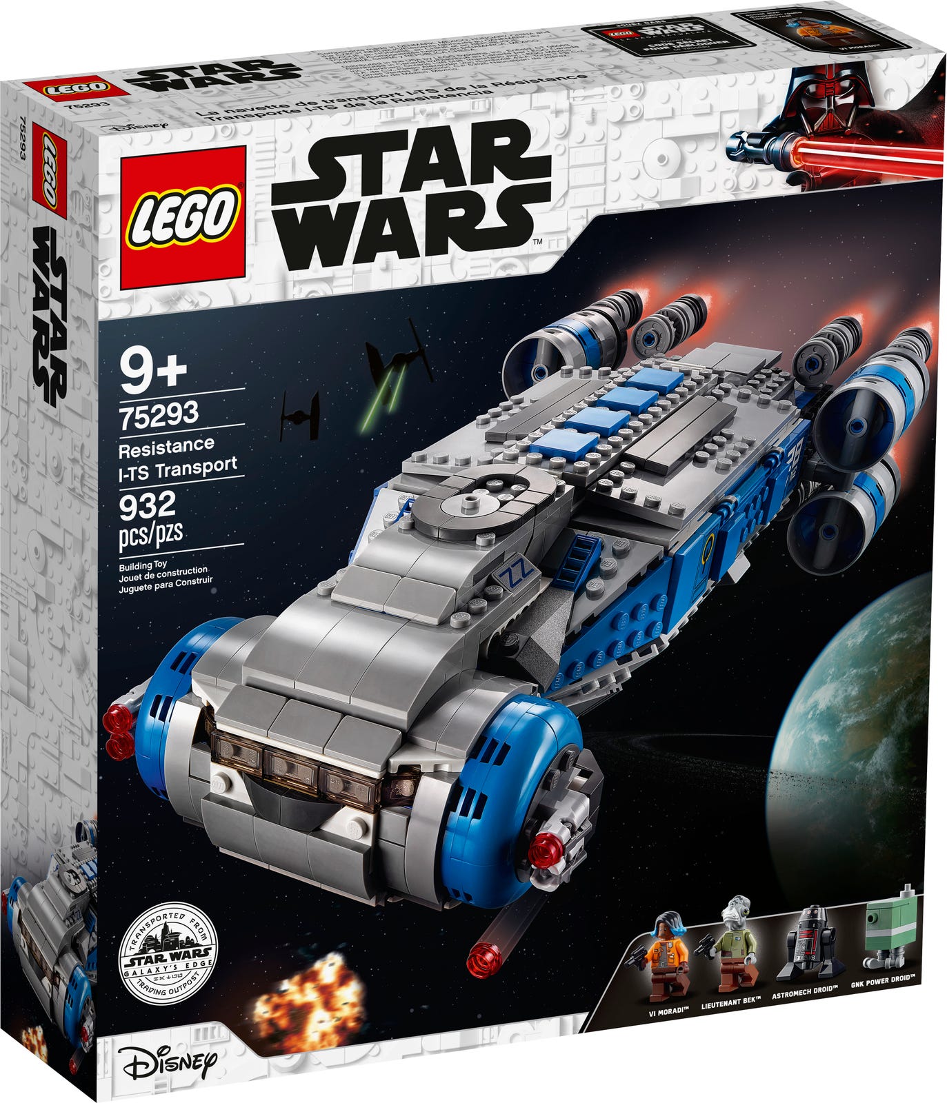 LEGO® 75293 Star Wars – Pojazd transportowy I-TS Ruchu Oporu