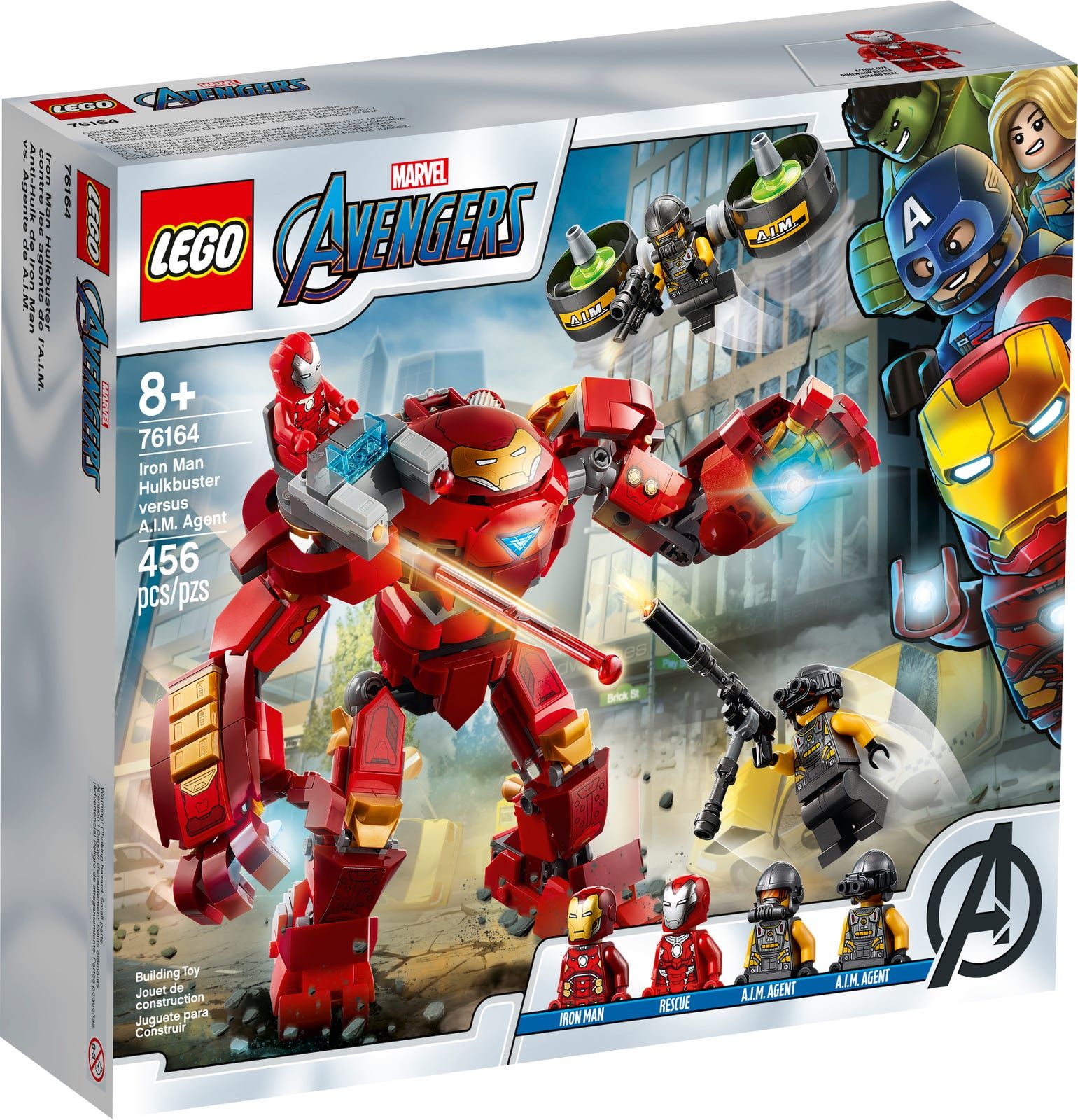LEGO® 76164 Marvel Super Heroes – Hulkbuster Iron Mana kontra agenci A.I.M.