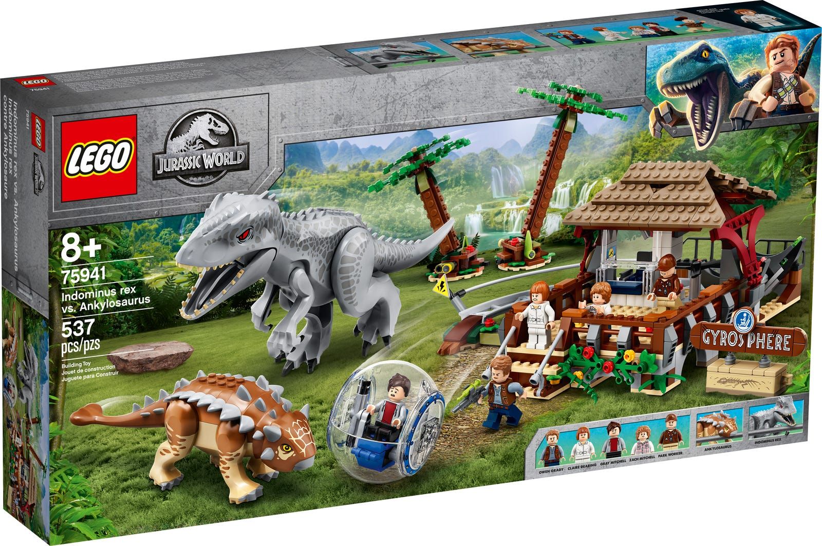 LEGO® 75941 Jurassic World – Indominus Rex kontra ankylozaur