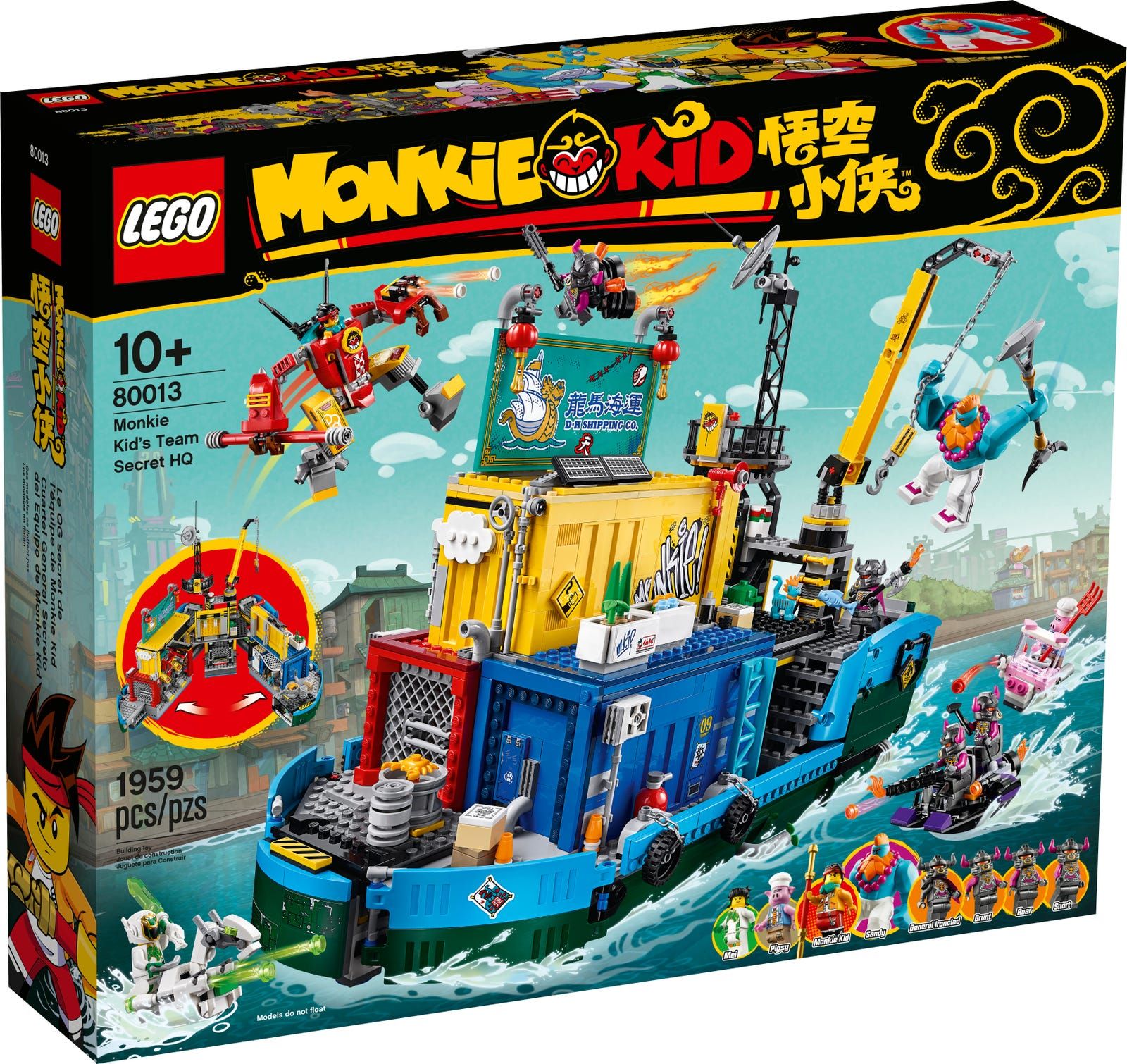 LEGO® 80013 Monkie Kid – Tajne dowództwo ekipy Monkie Kida