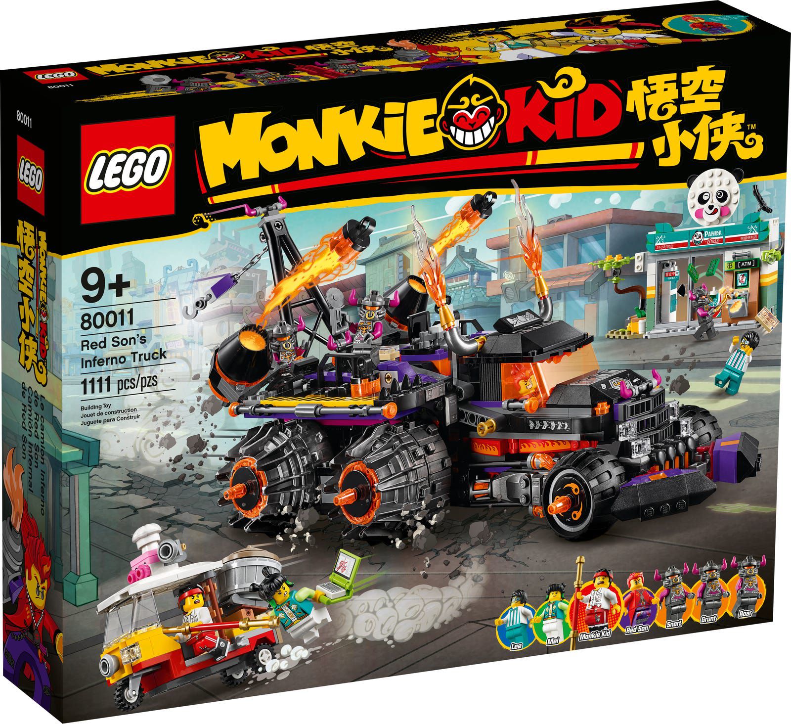 LEGO® 80011 Monkie Kid – Piekielny pojazd Red Sona