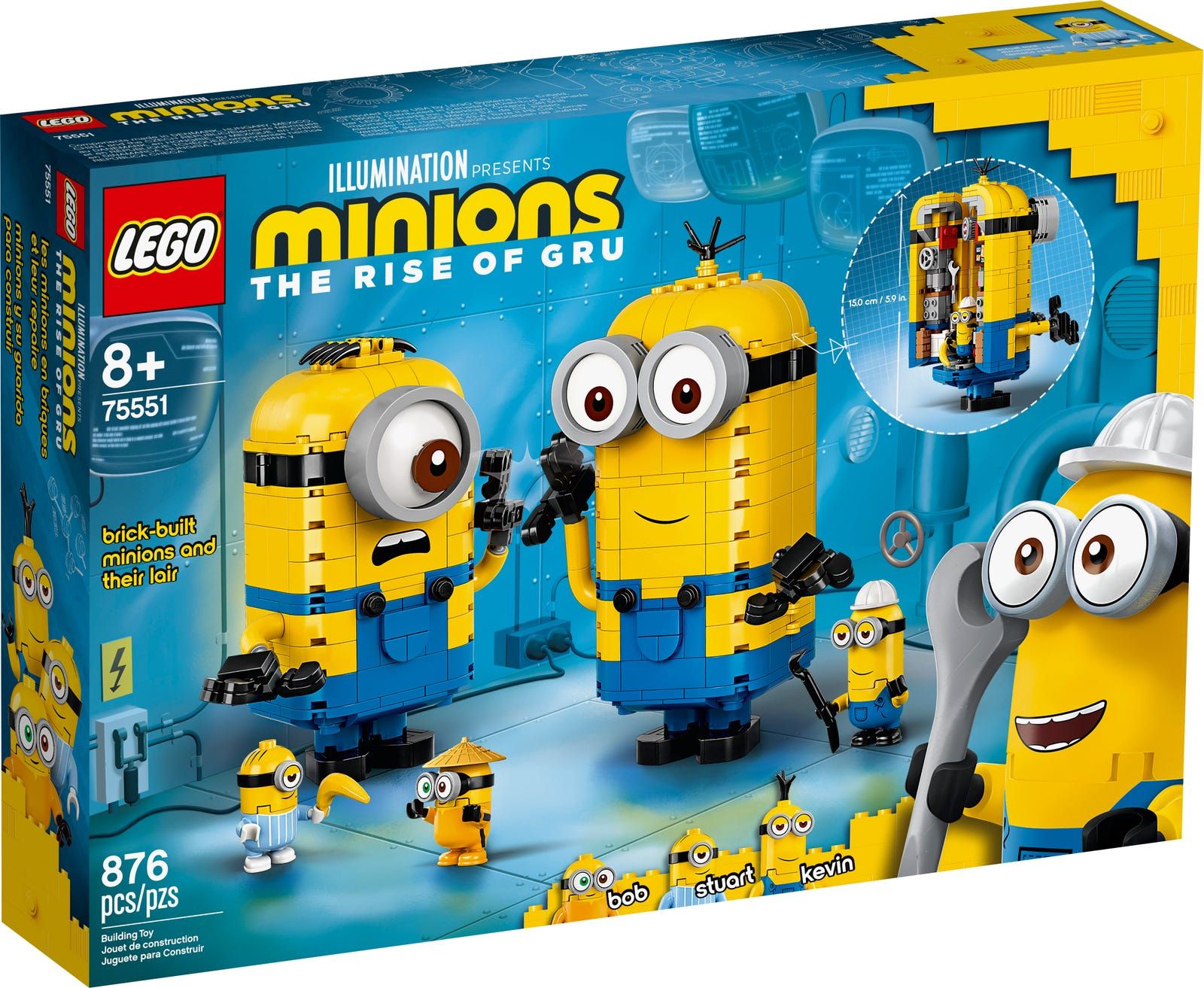 LEGO® 75551 Minions – Minionki z klocków i ich gniazdo