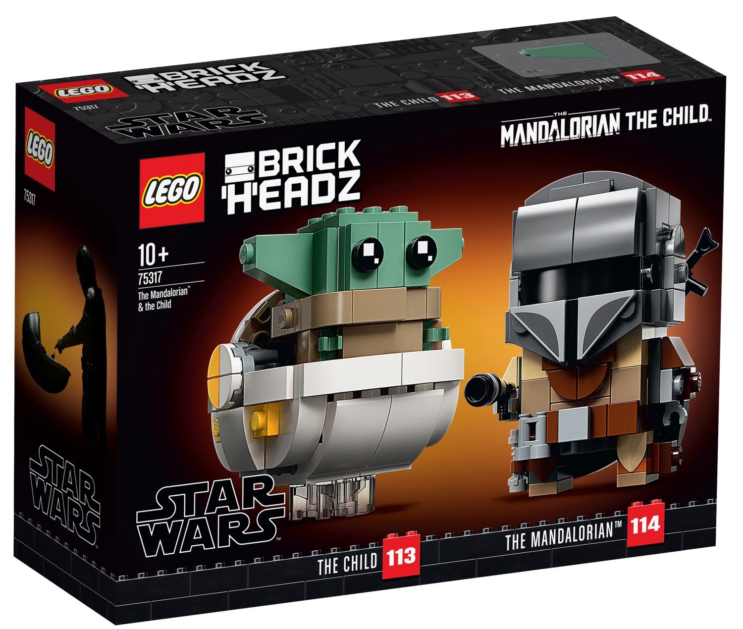 LEGO® 75317 BrickHeadz – Mandalorianin i Dziecko