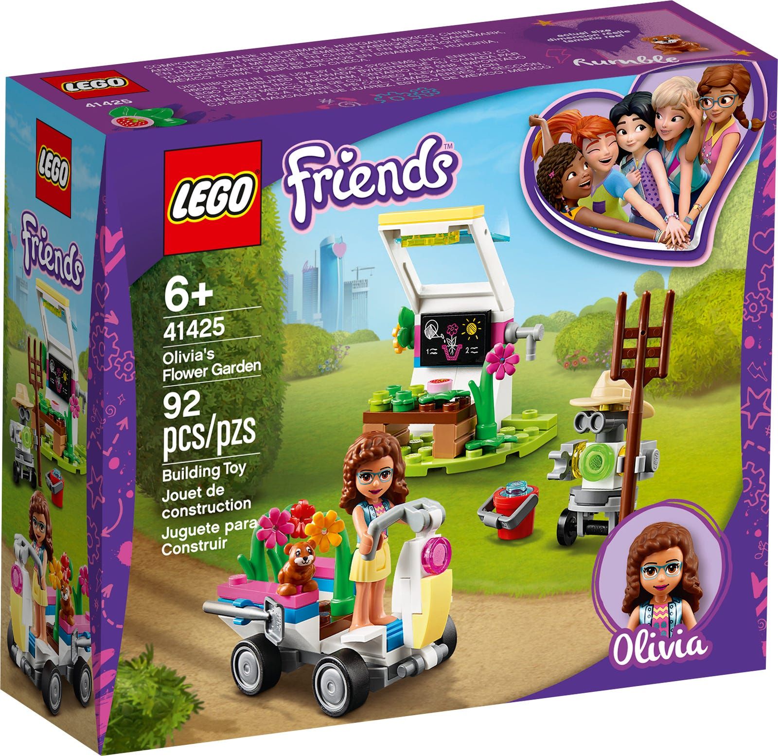LEGO® 41425 Friends – Kwiatowy ogród Olivii