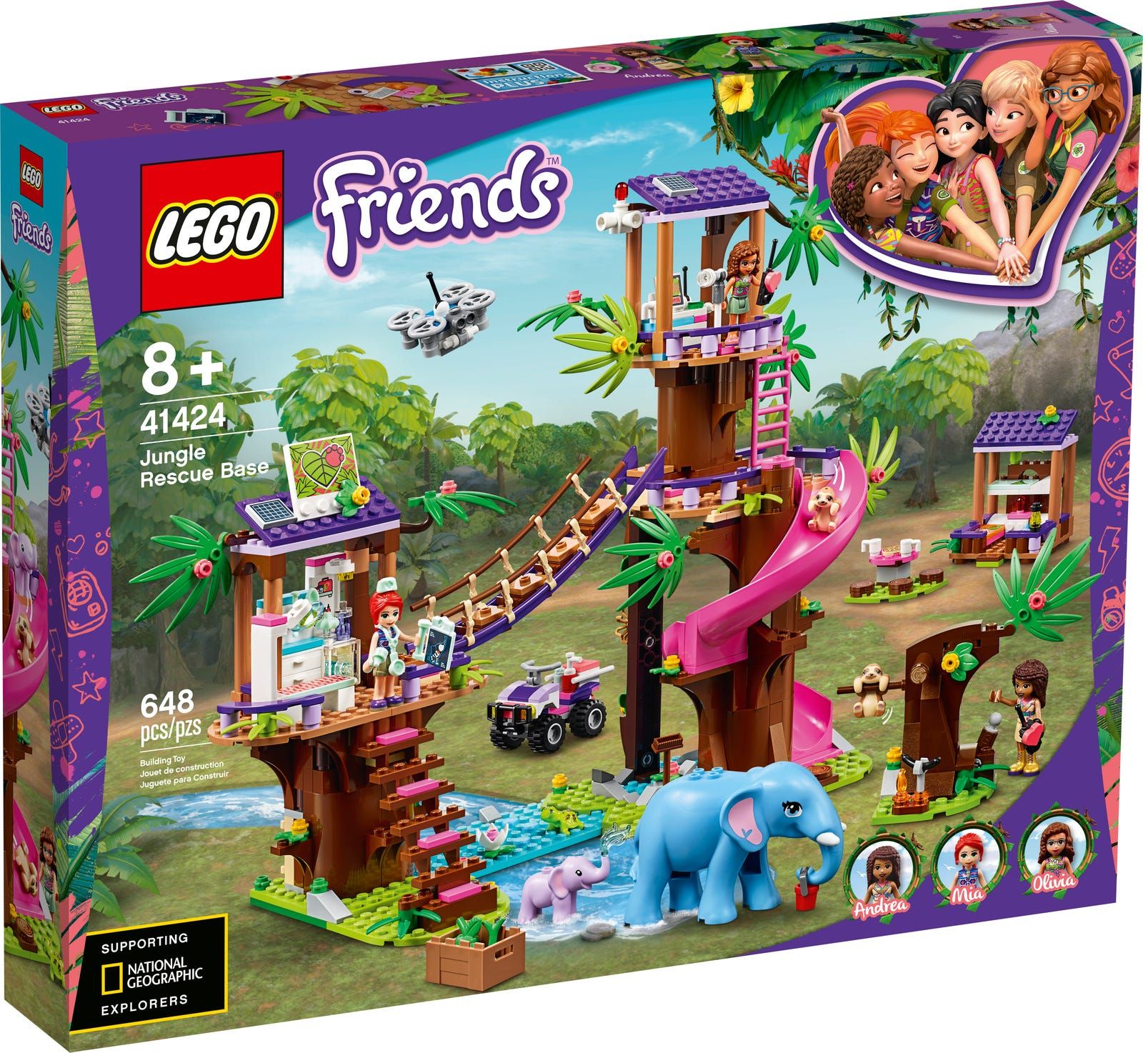 LEGO® 41424 Friends – Baza ratownicza