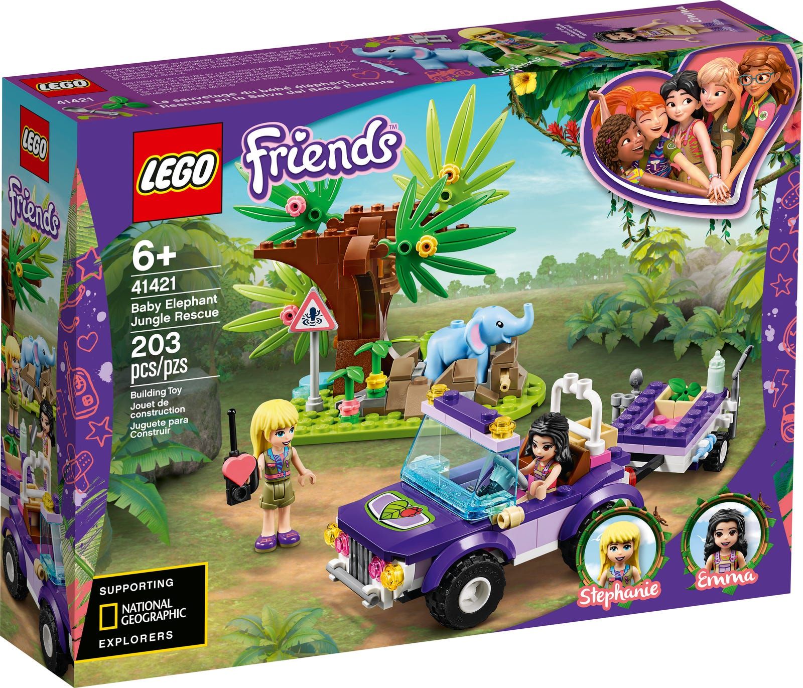 LEGO® 41421 Friends – Na ratunek słoniątku