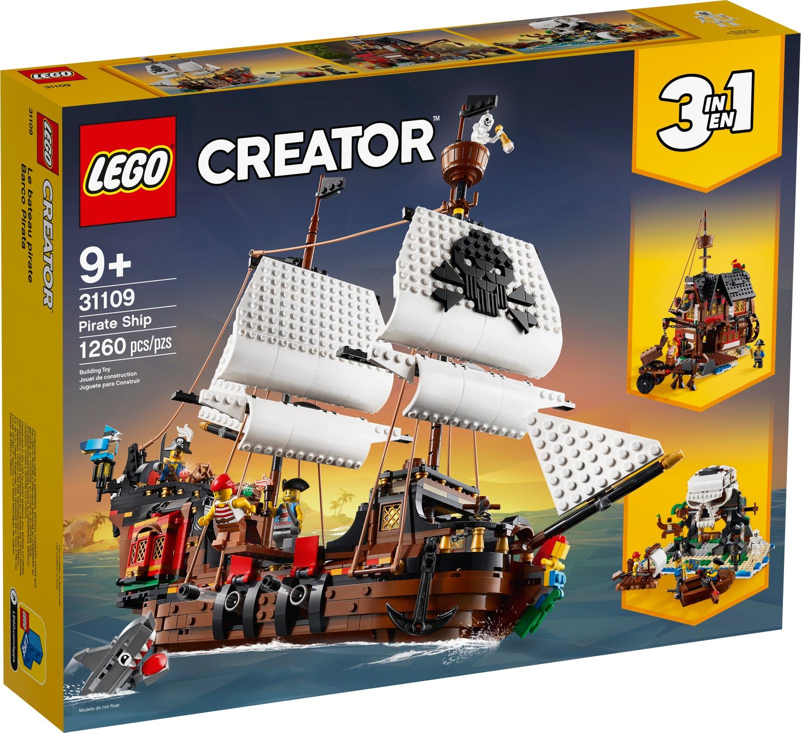 LEGO® 31109 Creator 3w1 – Statek piracki