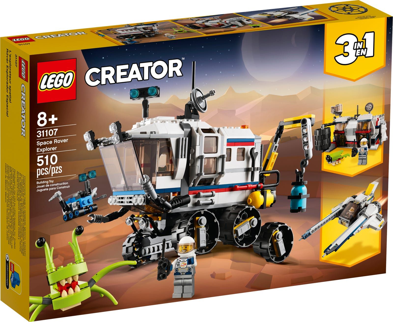 LEGO® 31107 Creator 3w1 – Łazik kosmiczny