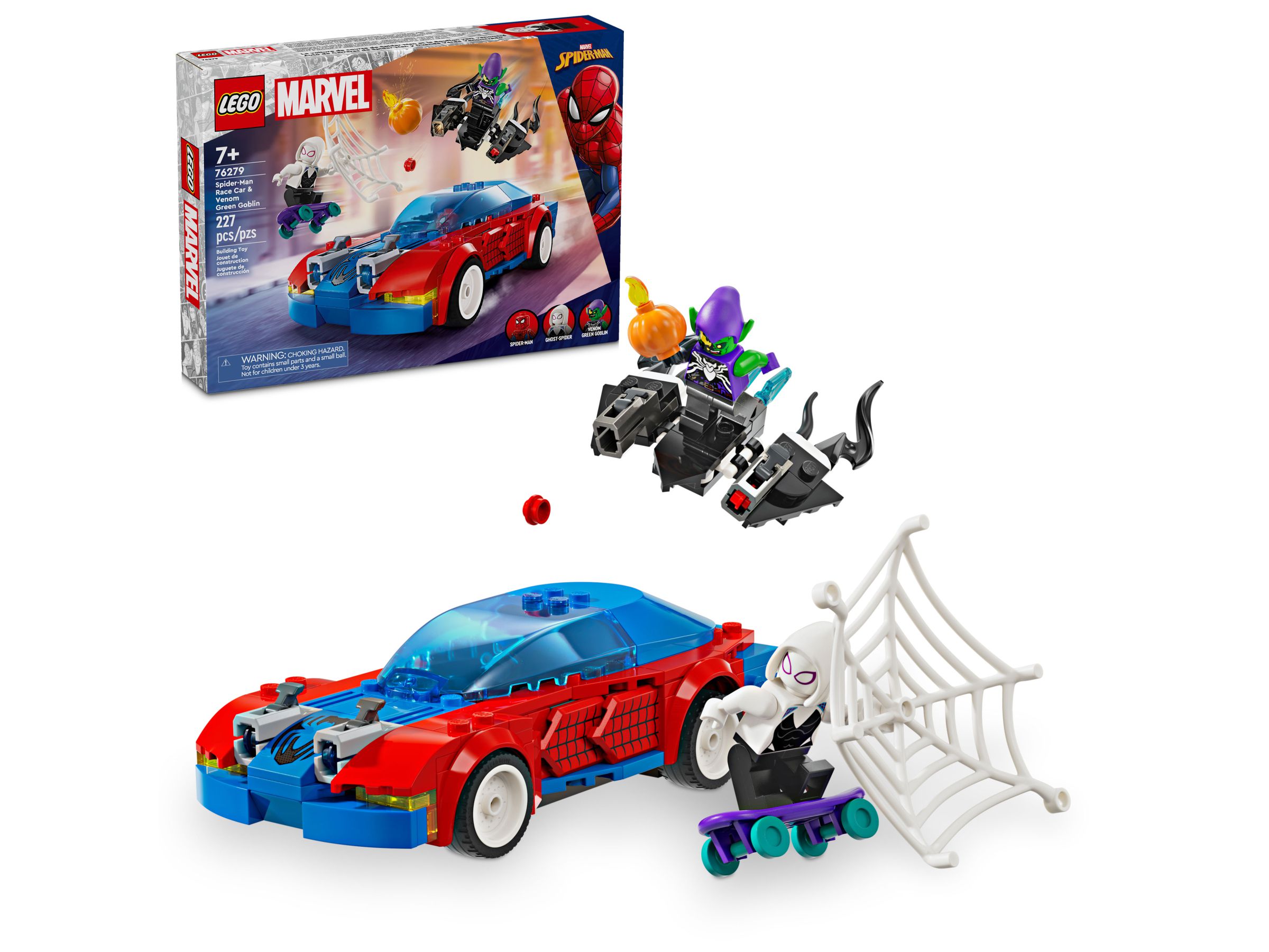 LEGO® 76279 Marvel Super Heroes – Wyścigówka Spider-Mana i Zielony Goblin