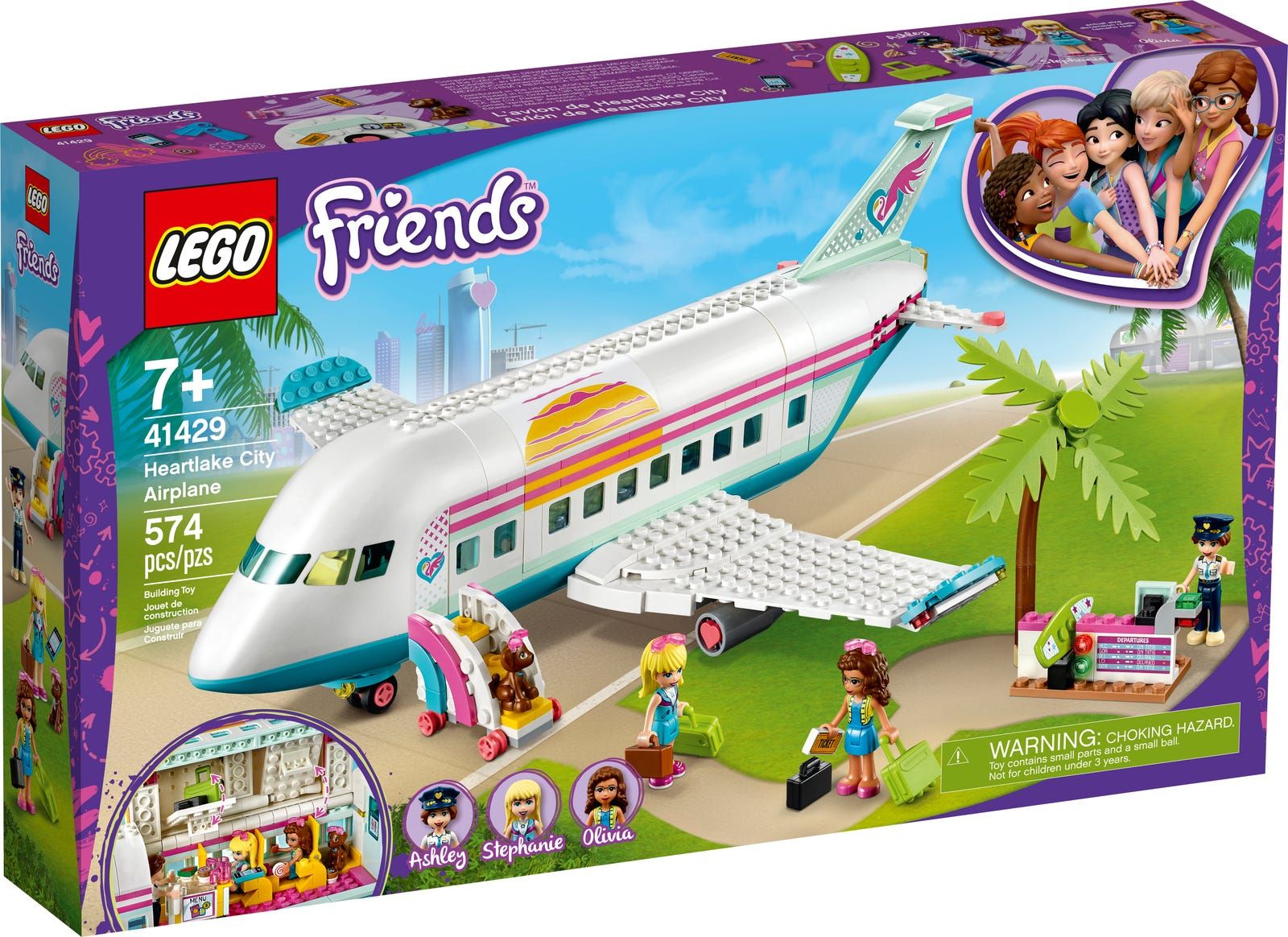 LEGO® 41429 Friends – Samolot z Heartlake City